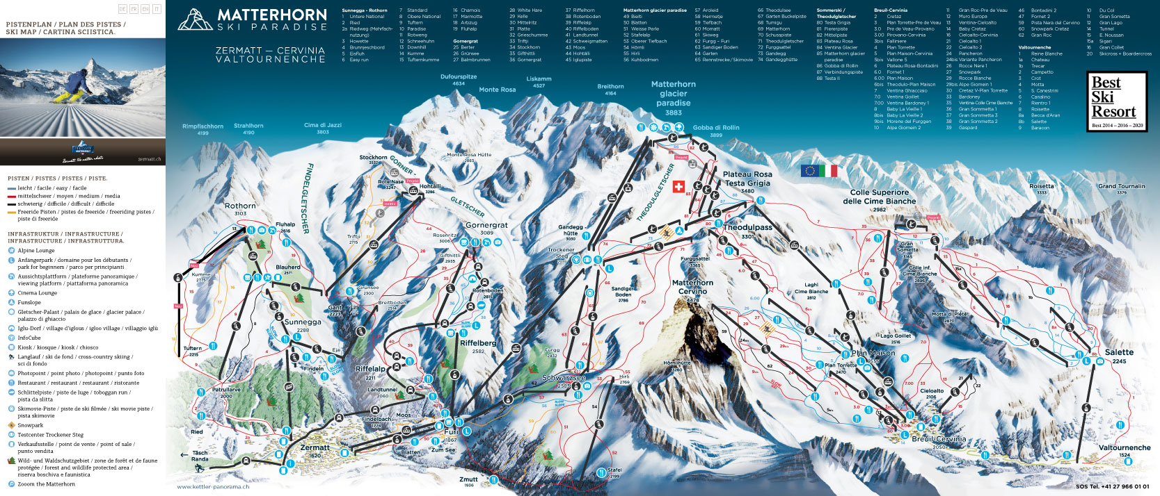 Zermatt ski area